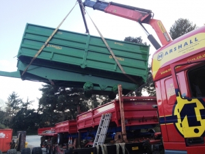 Unloading S/10 Agricultural Trailer